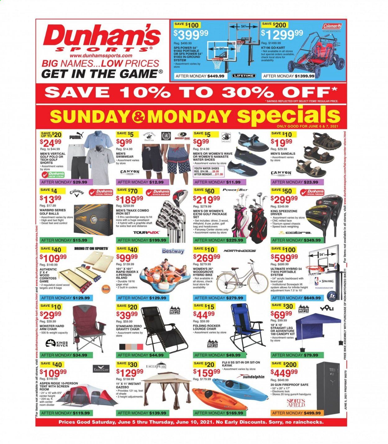 Dunham's Sports Weekly Ad Flyer June 5 to June 10