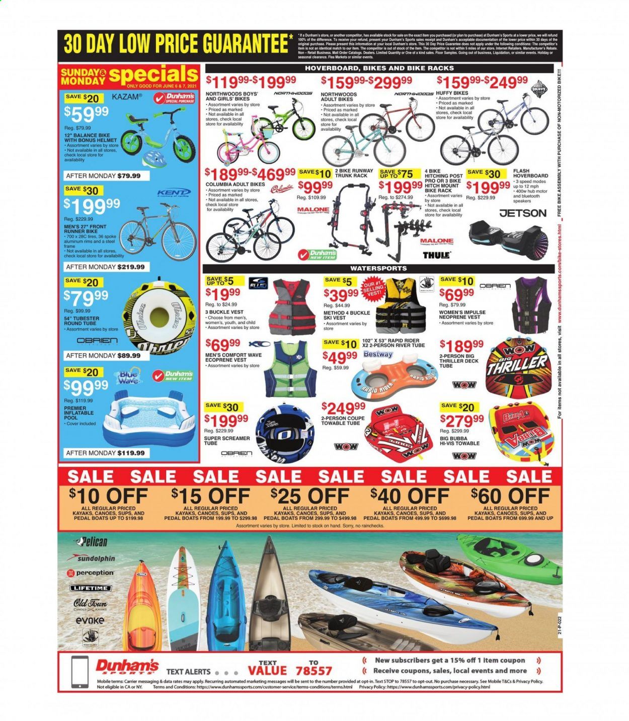 Dunham's Sports Weekly Ad Flyer June 5 to June 10