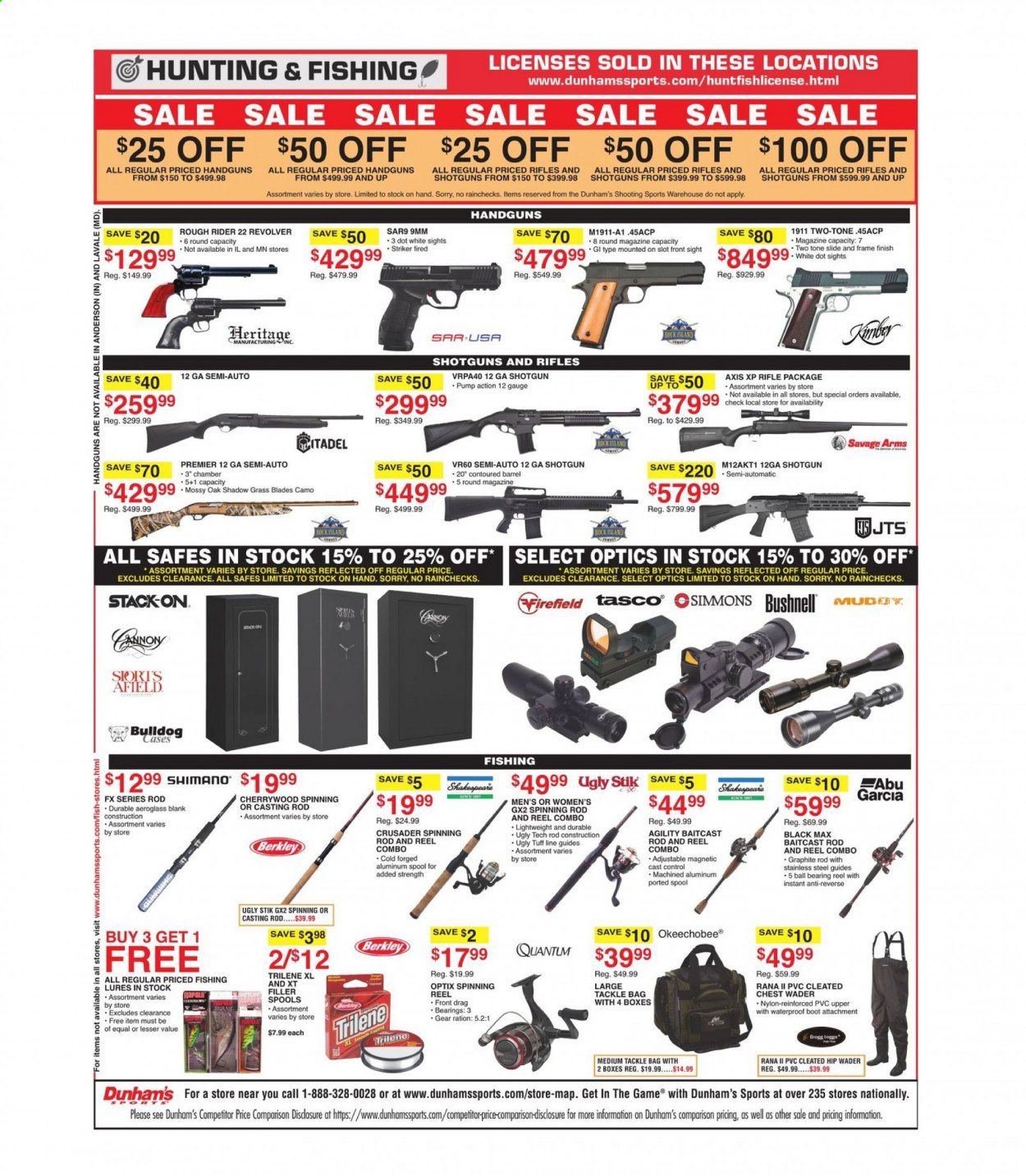 Dunham's Sports (MI, PA, WI) Weekly Ad Flyer June 5 to June 10