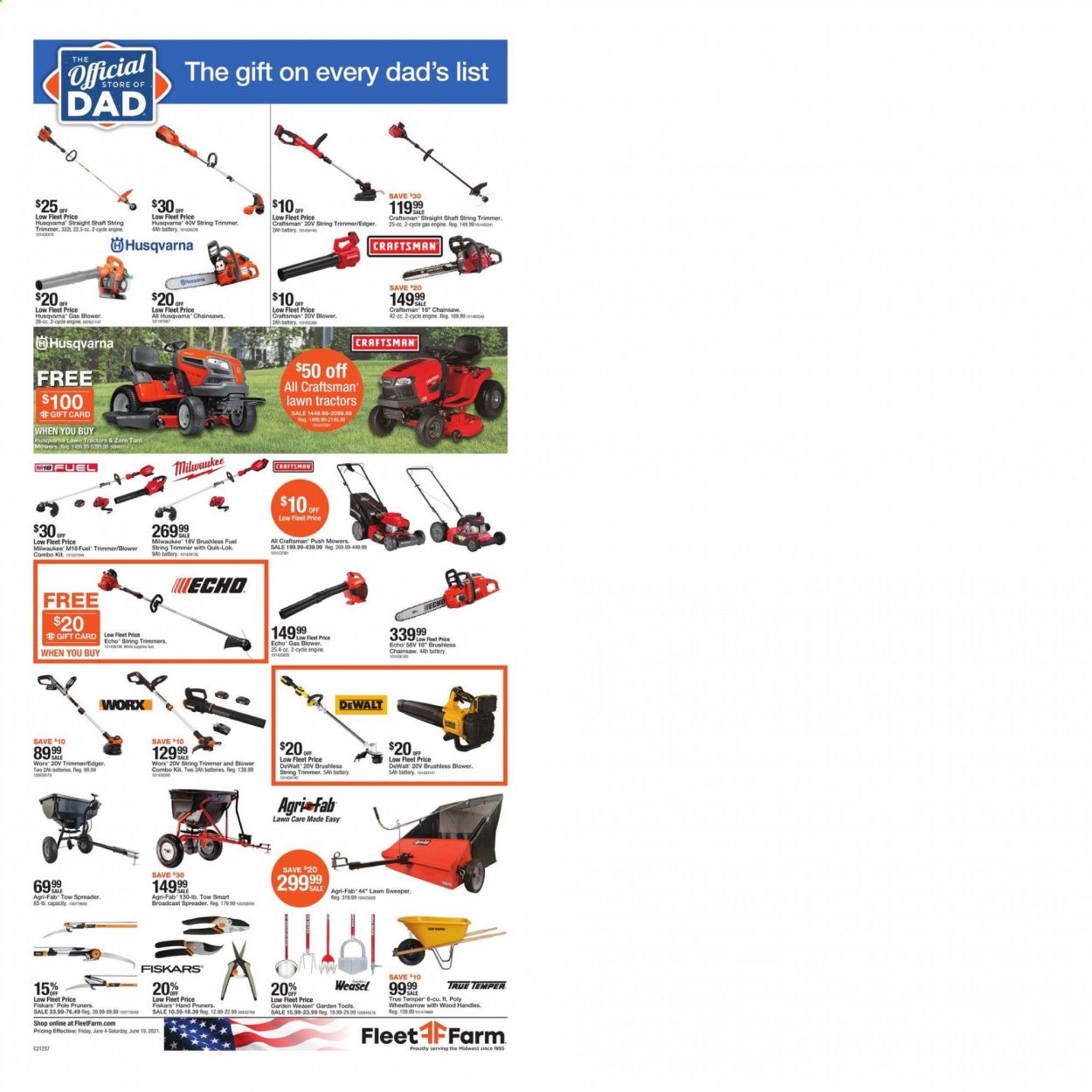 Fleet Farm (IA, MN, ND, WI) Weekly Ad Flyer June 4 to June 19