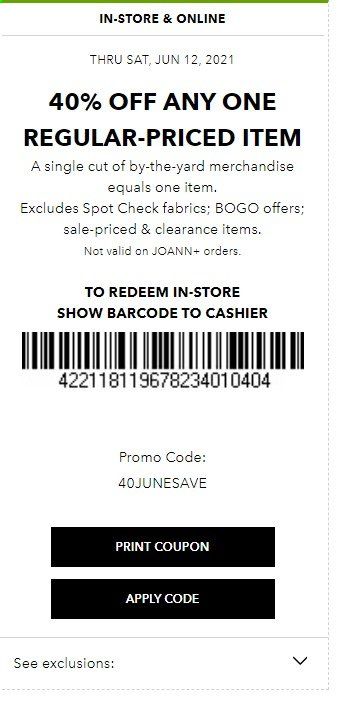 JOANN Weekly Ad Flyer June 6 to June 12