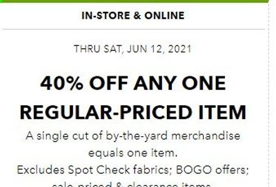 JOANN Weekly Ad Flyer June 6 to June 12