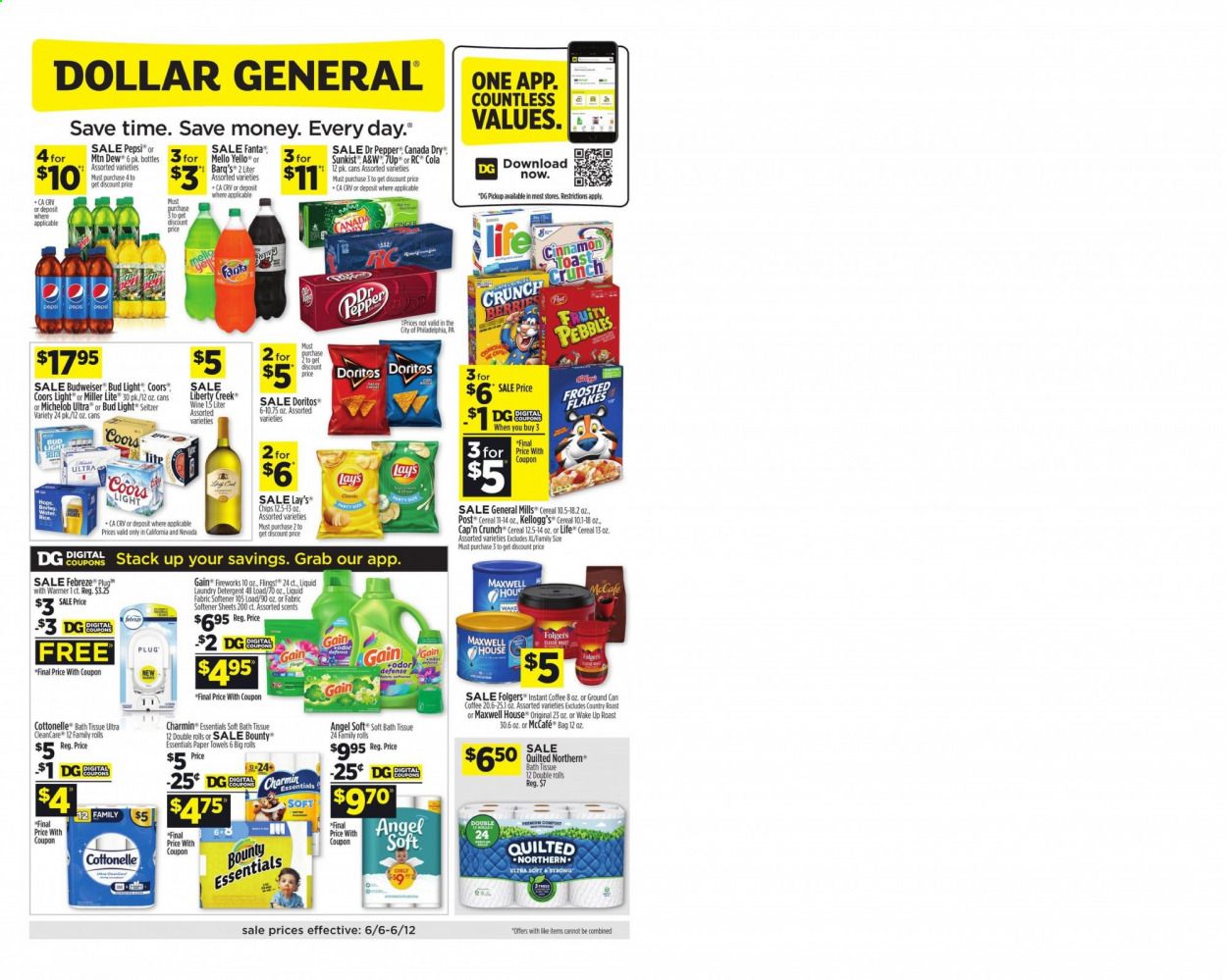 Dollar General Weekly Ad Flyer June 6 to June 12
