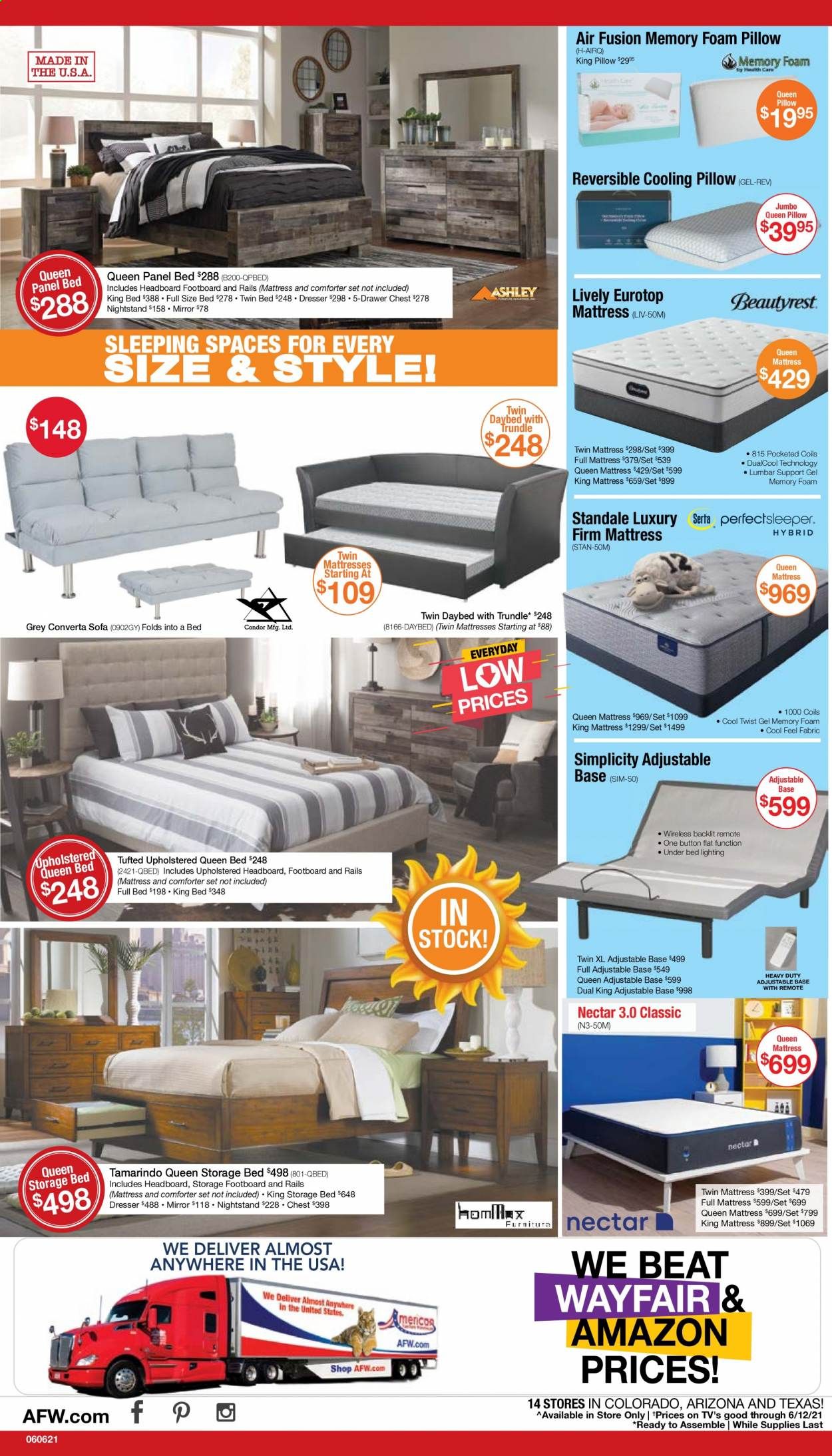 American Furniture Warehouse (AZ, CO, TX) Weekly Ad Flyer June 6 to June 12