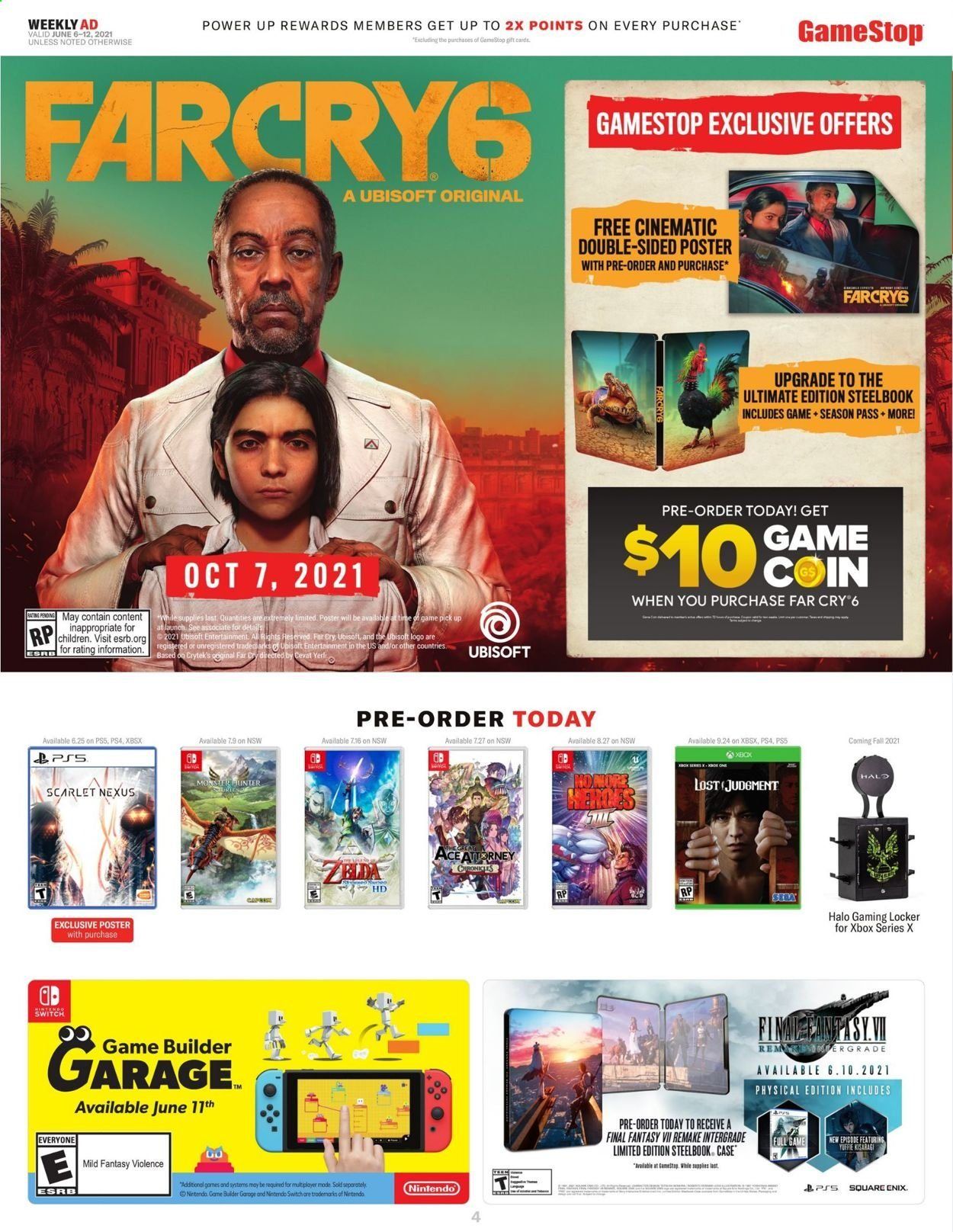 GameStop Weekly Ad Flyer June 6 to June 12