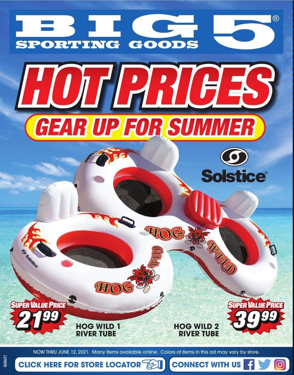 Big 5 (AZ, CA, CO, ID, NM, OR, UT, WA) Weekly Ad Flyer June 6 to June 12