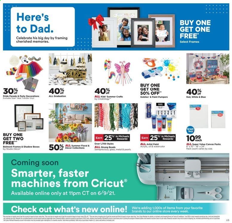 Michaels Weekly Ad Flyer June 6 to June 12