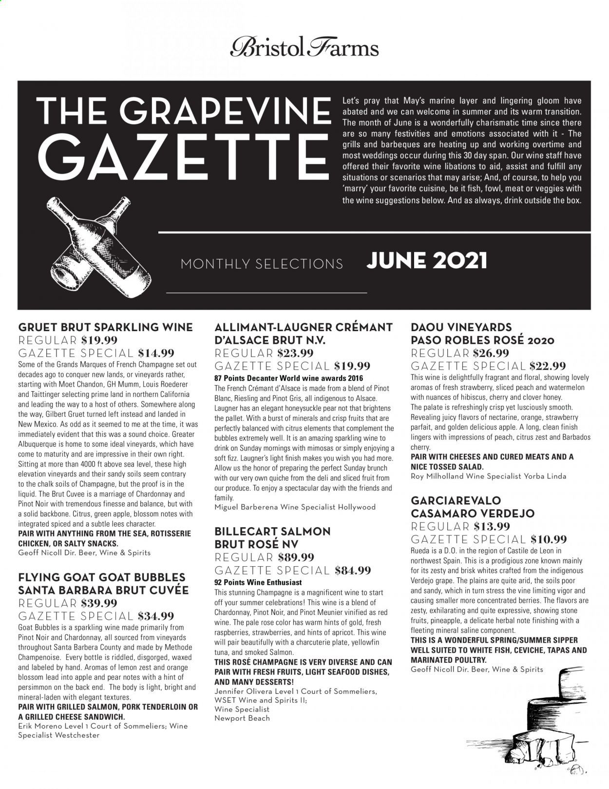 Bristol Farms (CA) Weekly Ad Flyer June 1 to June 30