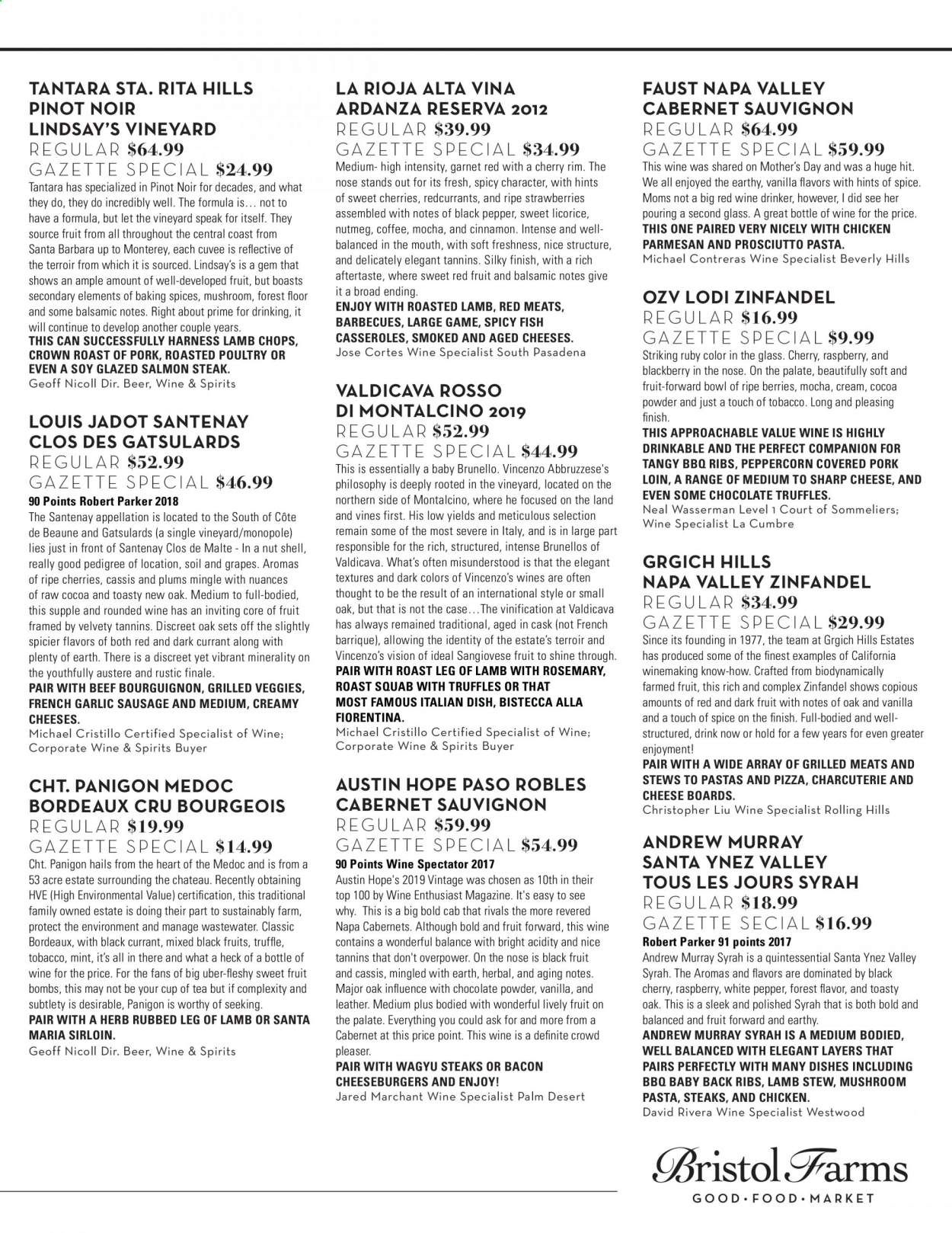 Bristol Farms (CA) Weekly Ad Flyer June 1 to June 30