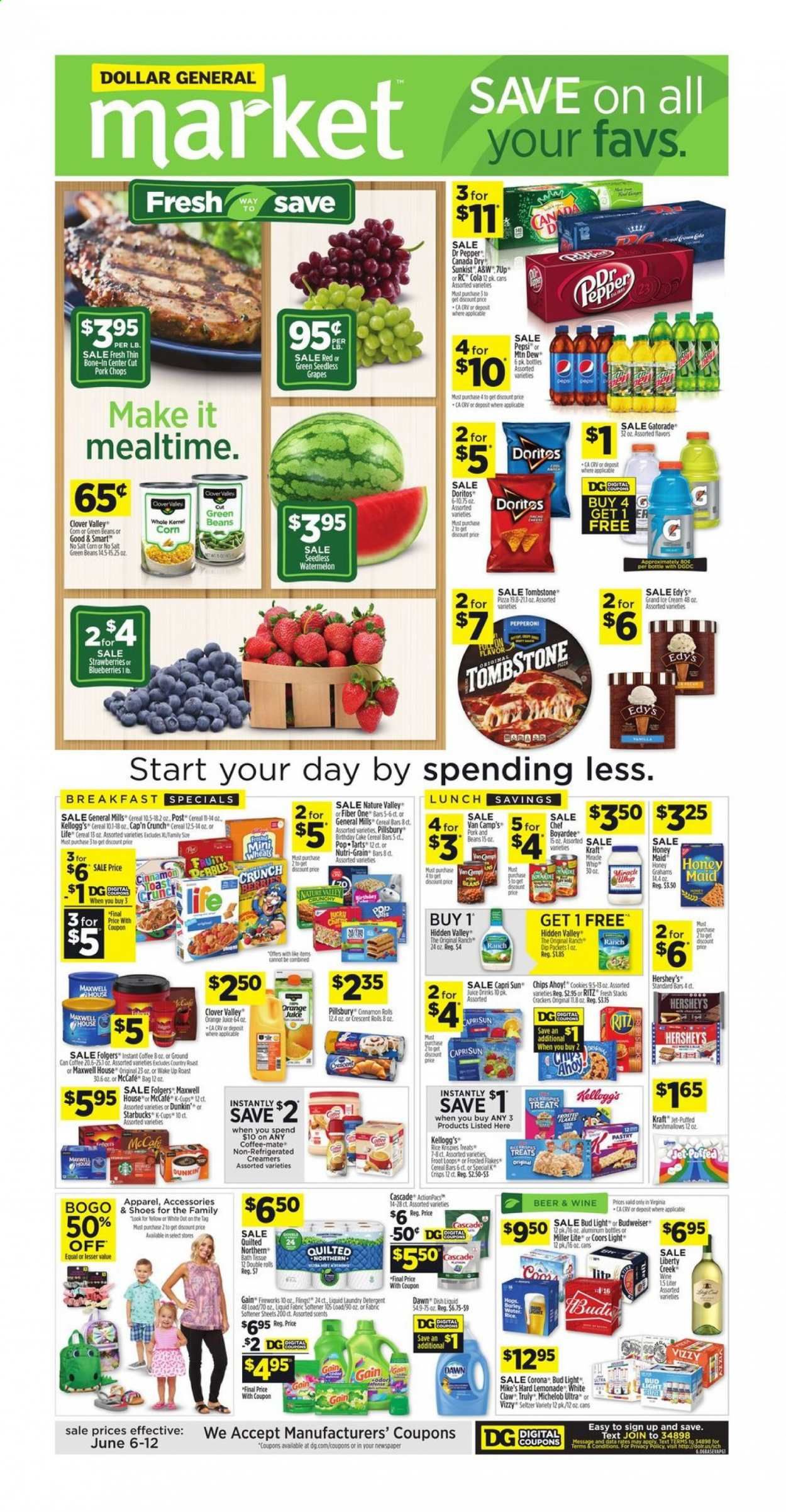 Dollar General (VA) Weekly Ad Flyer June 6 to June 12