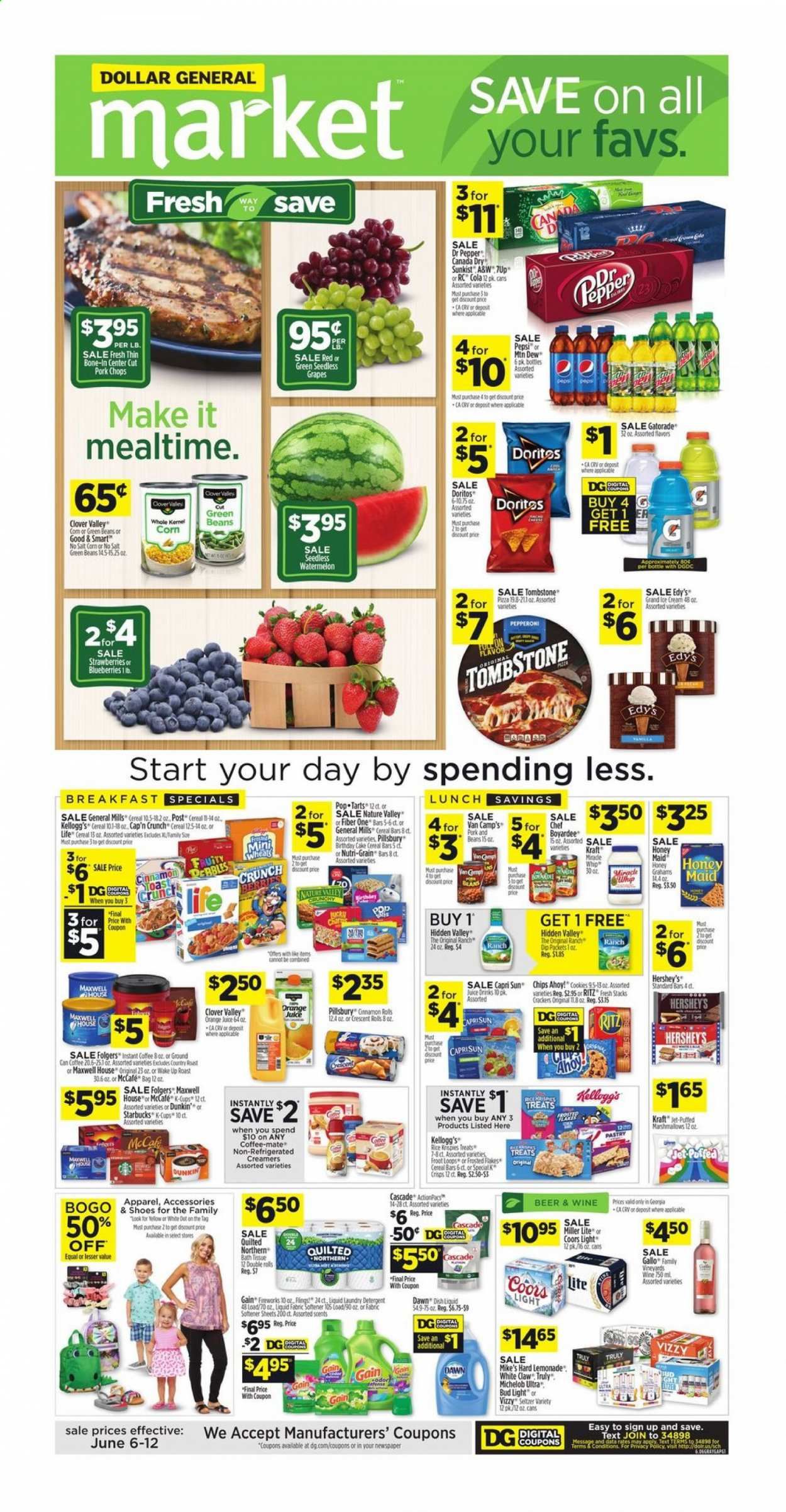 Dollar General (GA) Weekly Ad Flyer June 6 to June 12