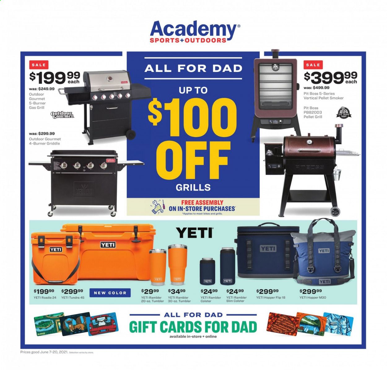 Academy Sports (AL, AR, GA, LA, MO, NC, SC, TN, TX) Weekly Ad Flyer June 7 to June 20
