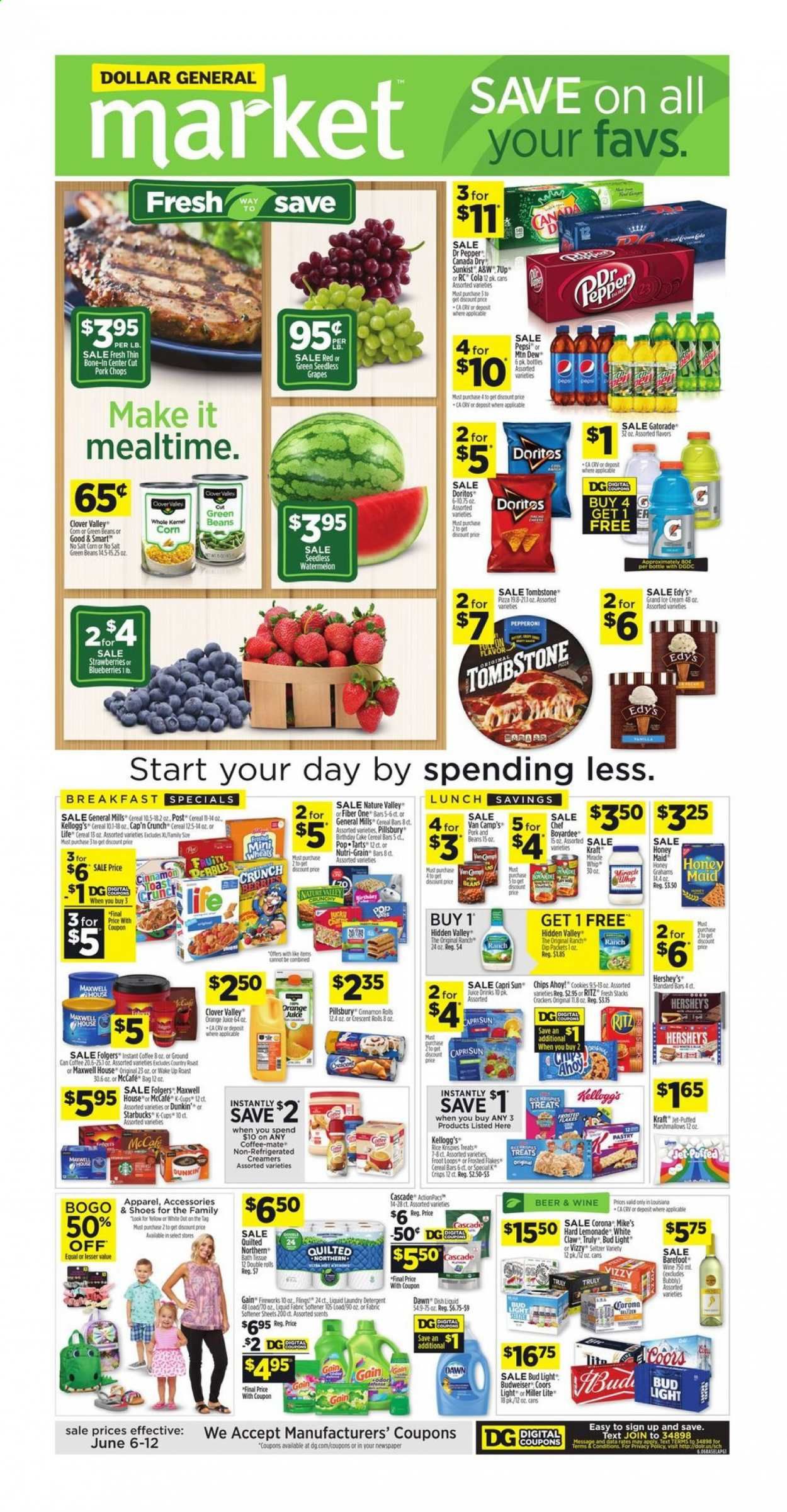 Dollar General (LA) Weekly Ad Flyer June 6 to June 12
