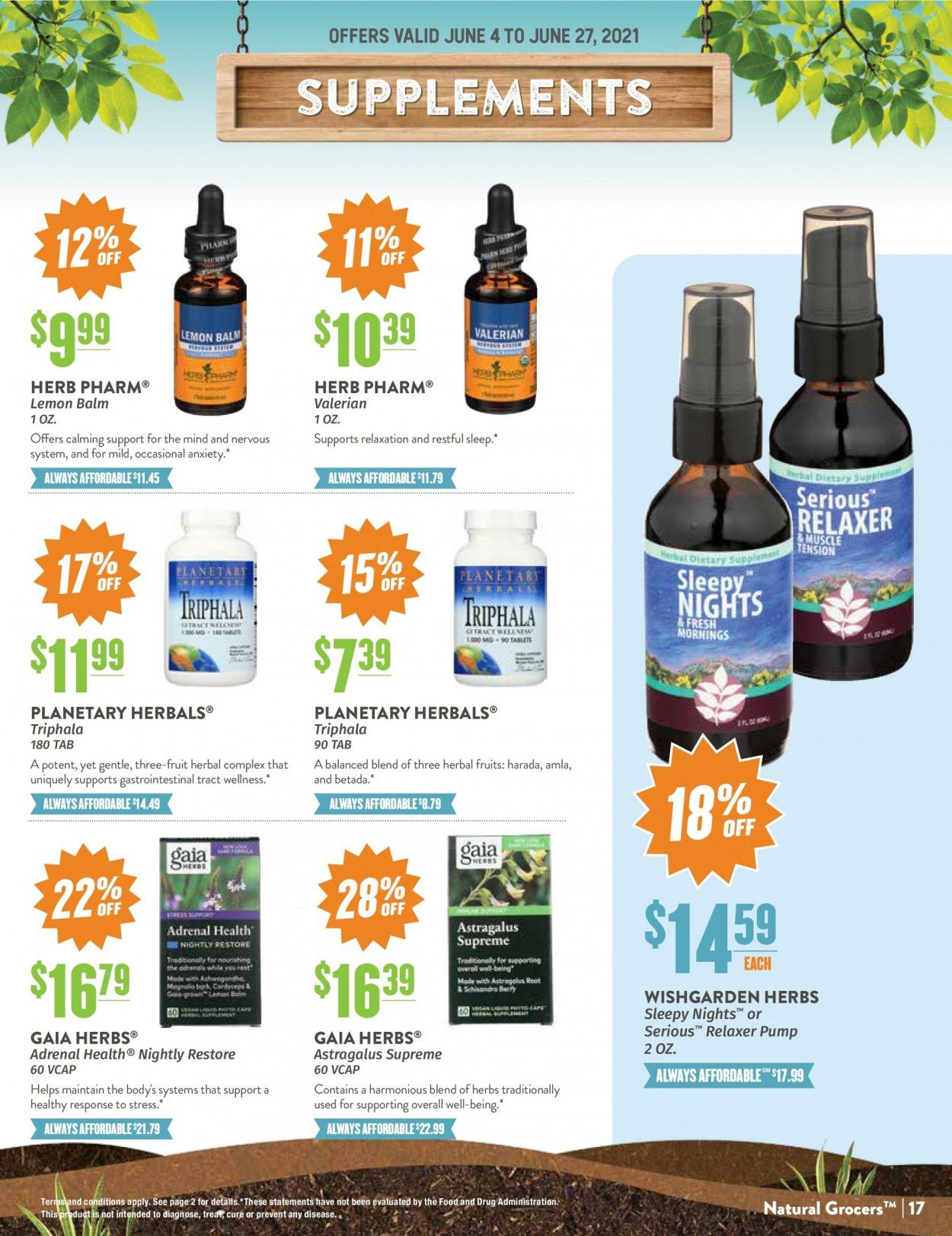 Natural Grocers Weekly Ad Flyer June 4 to June 27
