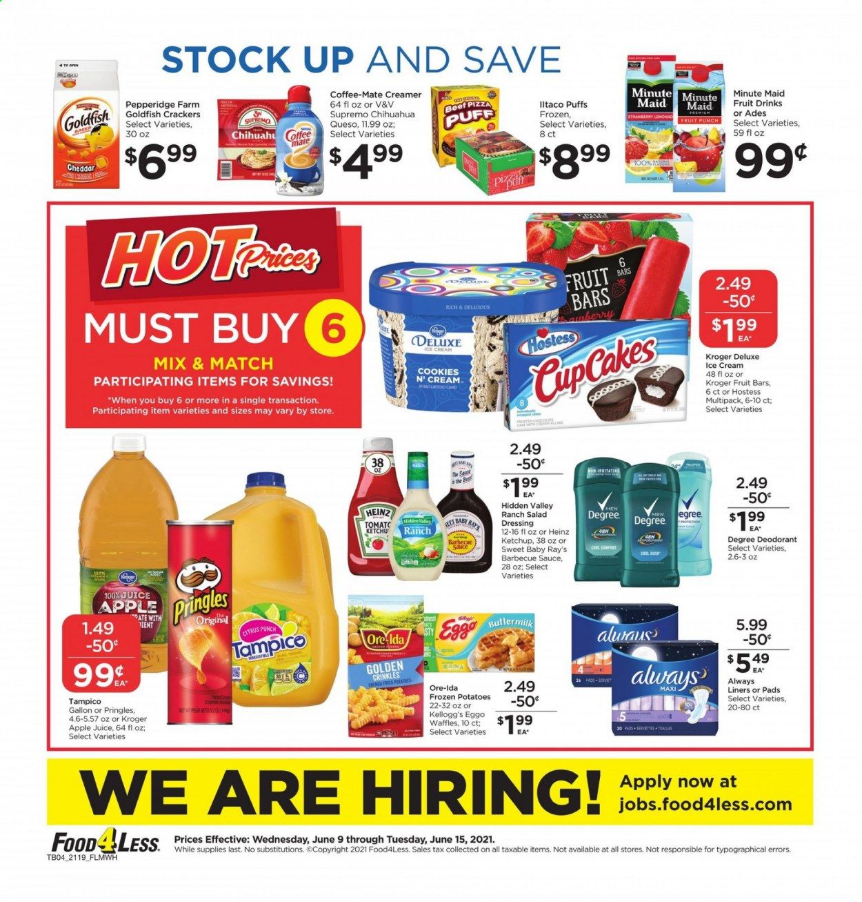 Food 4 Less (IL) Weekly Ad Flyer June 9 to June 15