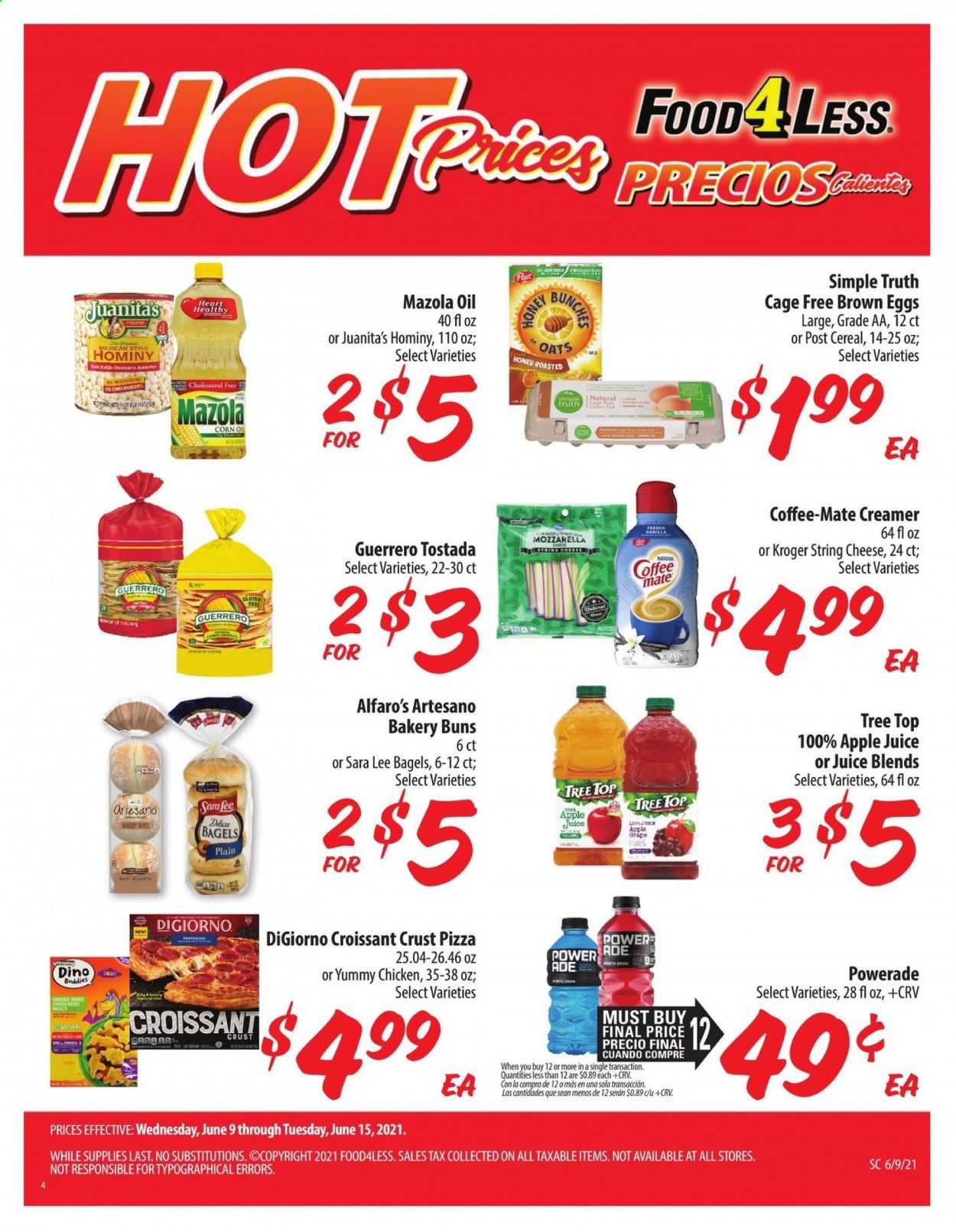 Food 4 Less (CA) Weekly Ad Flyer June 9 to June 15