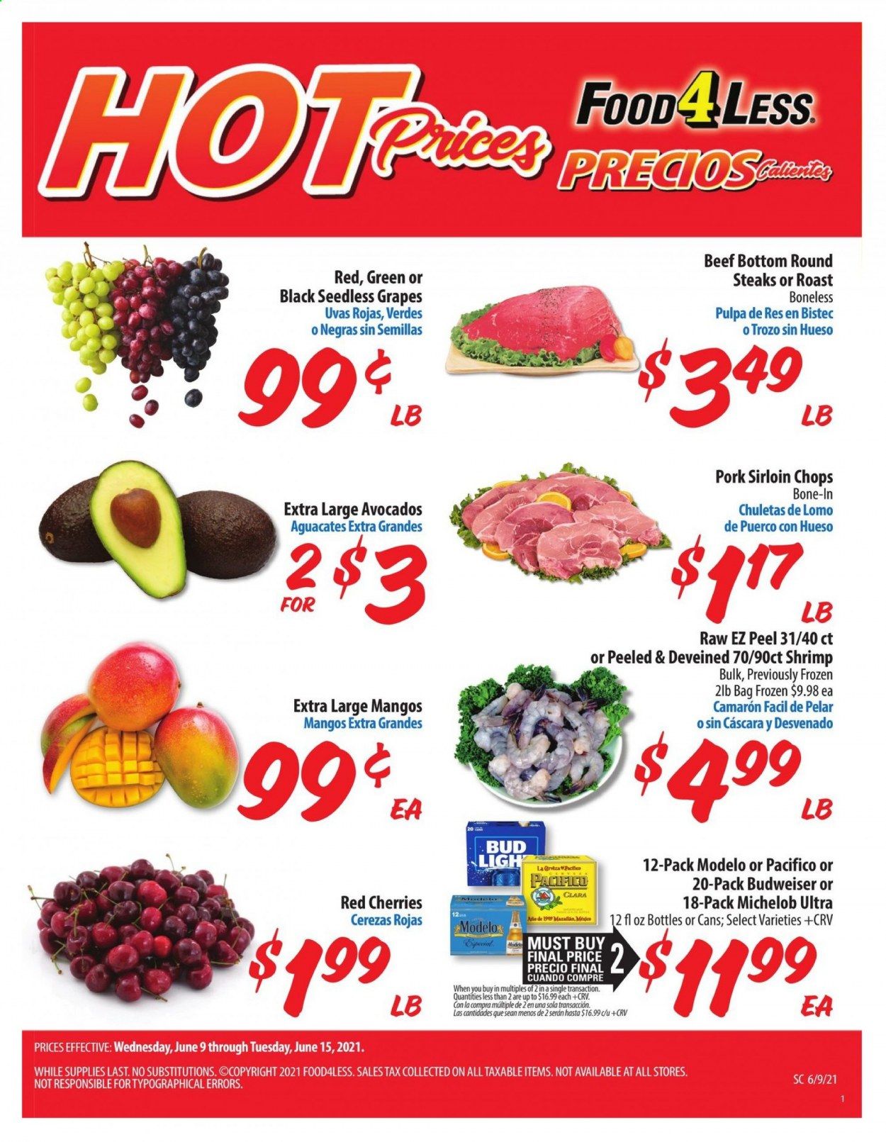 Food 4 Less (CA) Weekly Ad Flyer June 9 to June 15