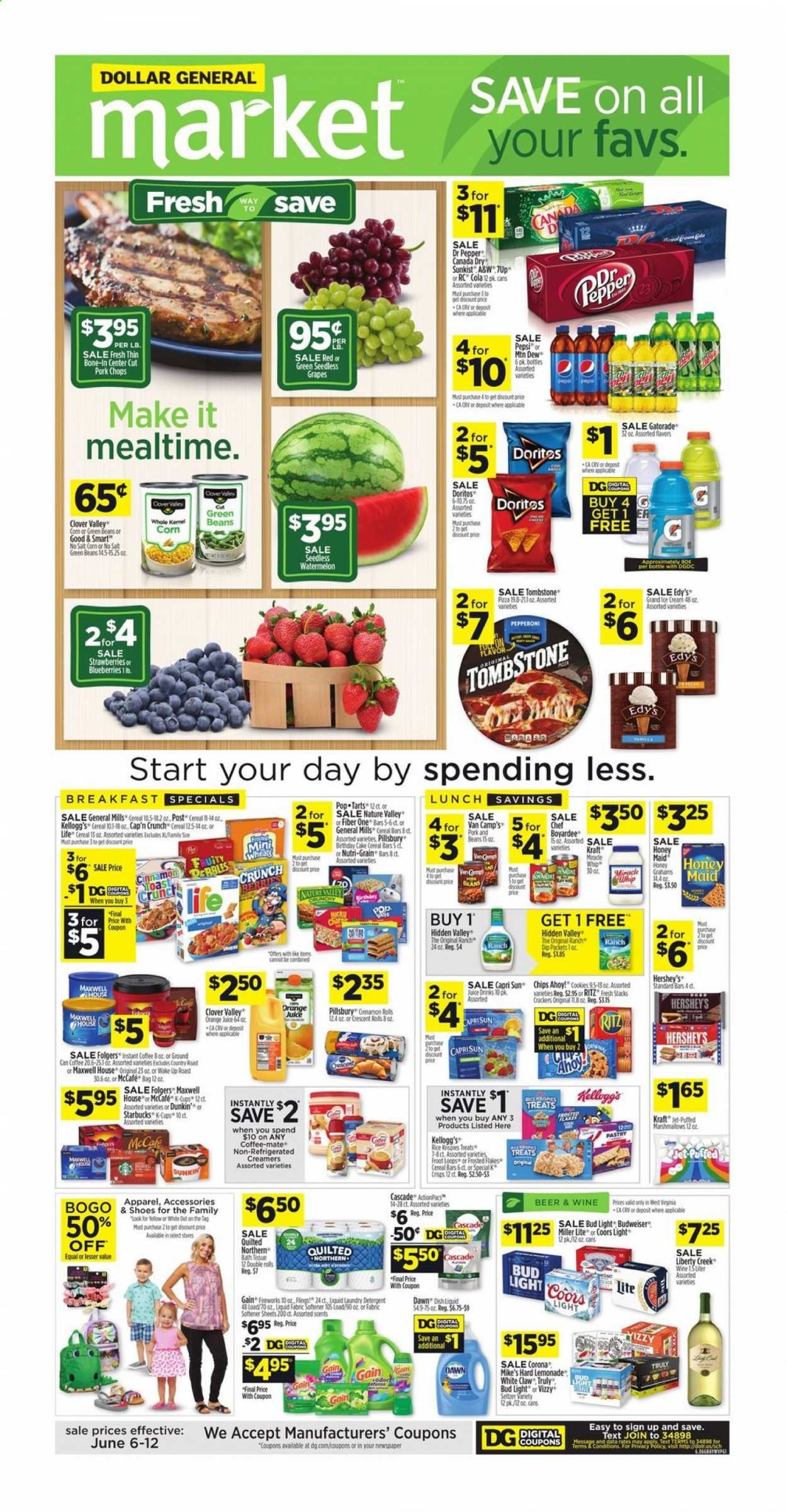 Dollar General (WV) Weekly Ad Flyer June 6 to June 12