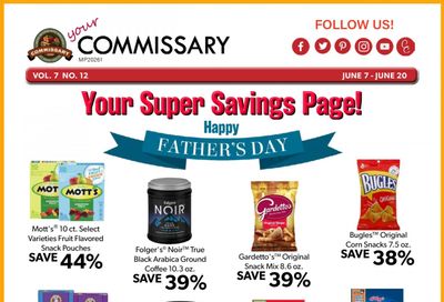 Commissary Weekly Ad Flyer June 7 to June 20