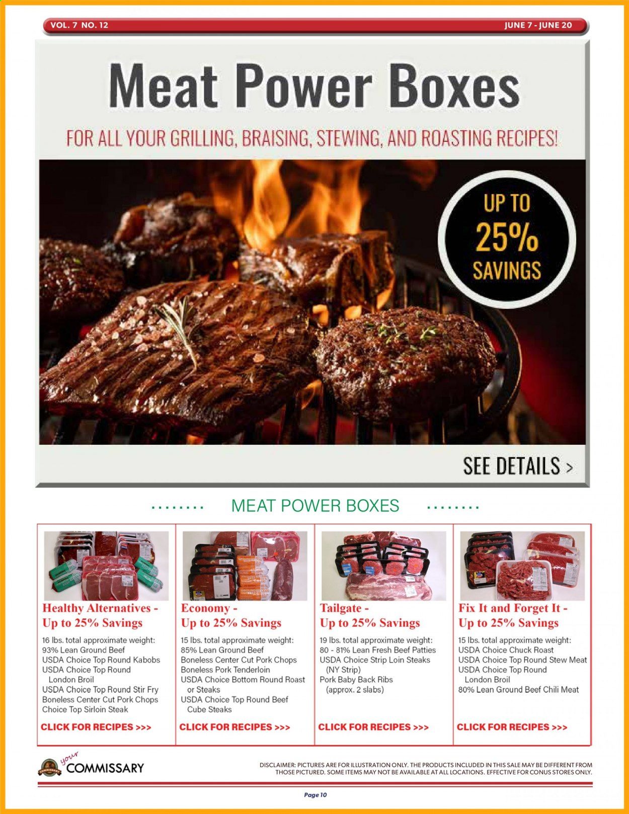 Commissary Weekly Ad Flyer June 7 to June 20