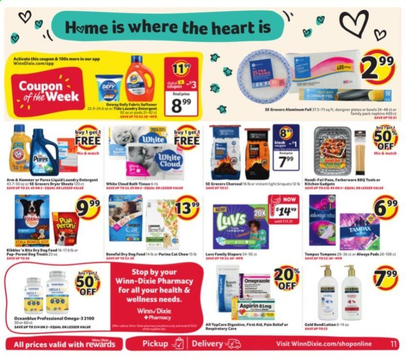 Winn Dixie (AL, FL, GA, LA) Weekly Ad Flyer June 9 to June 15