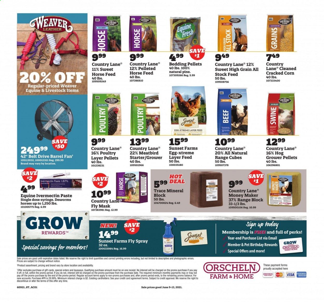 Orscheln Farm and Home (IA, IN, KS, MO, NE, OK) Weekly Ad Flyer June 9 to June 13