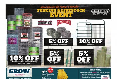 Orscheln Farm and Home (IA, IN, KS, MO, NE, OK) Weekly Ad Flyer June 9 to June 13