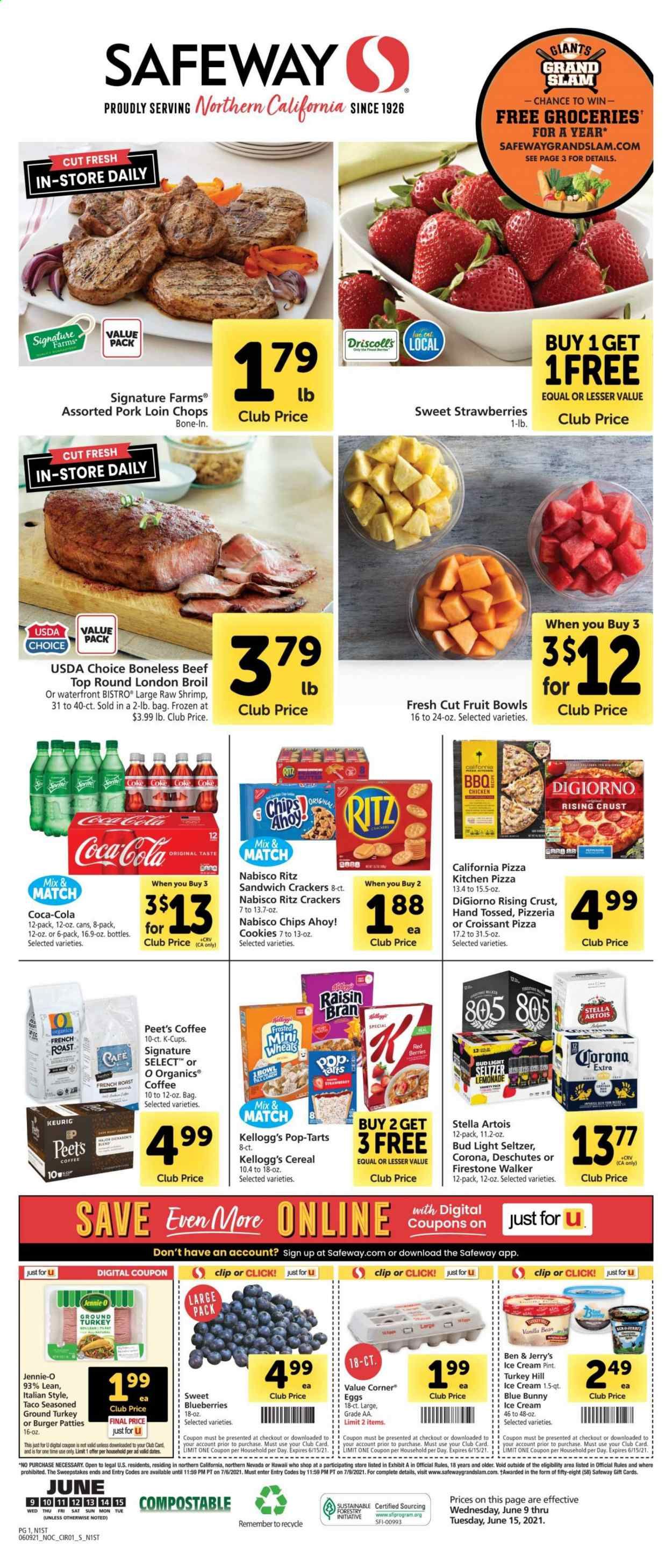 Safeway (AZ, CA, CO, HI, MD, NE, OR, VA, WA) Weekly Ad Flyer June 9 to June 15