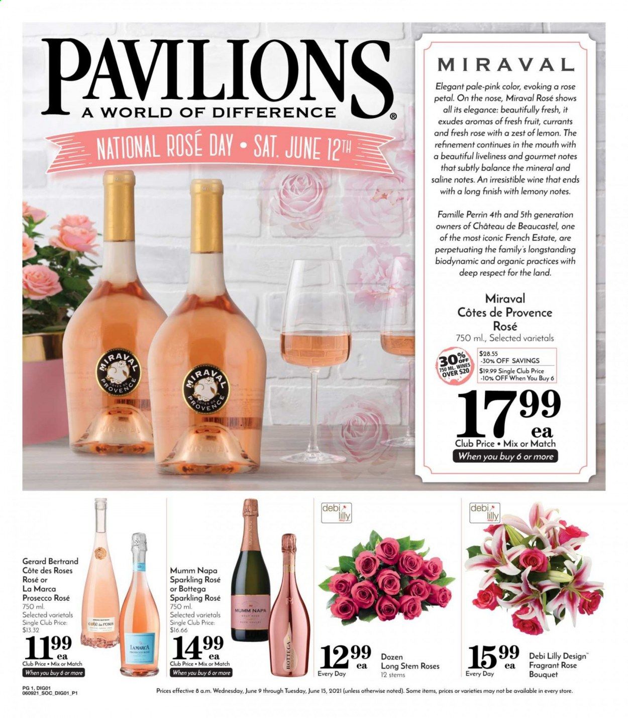 Pavilions (CA) Weekly Ad Flyer June 9 to June 15