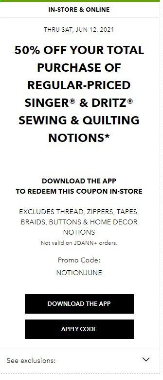 JOANN Weekly Ad Flyer June 9 to June 12