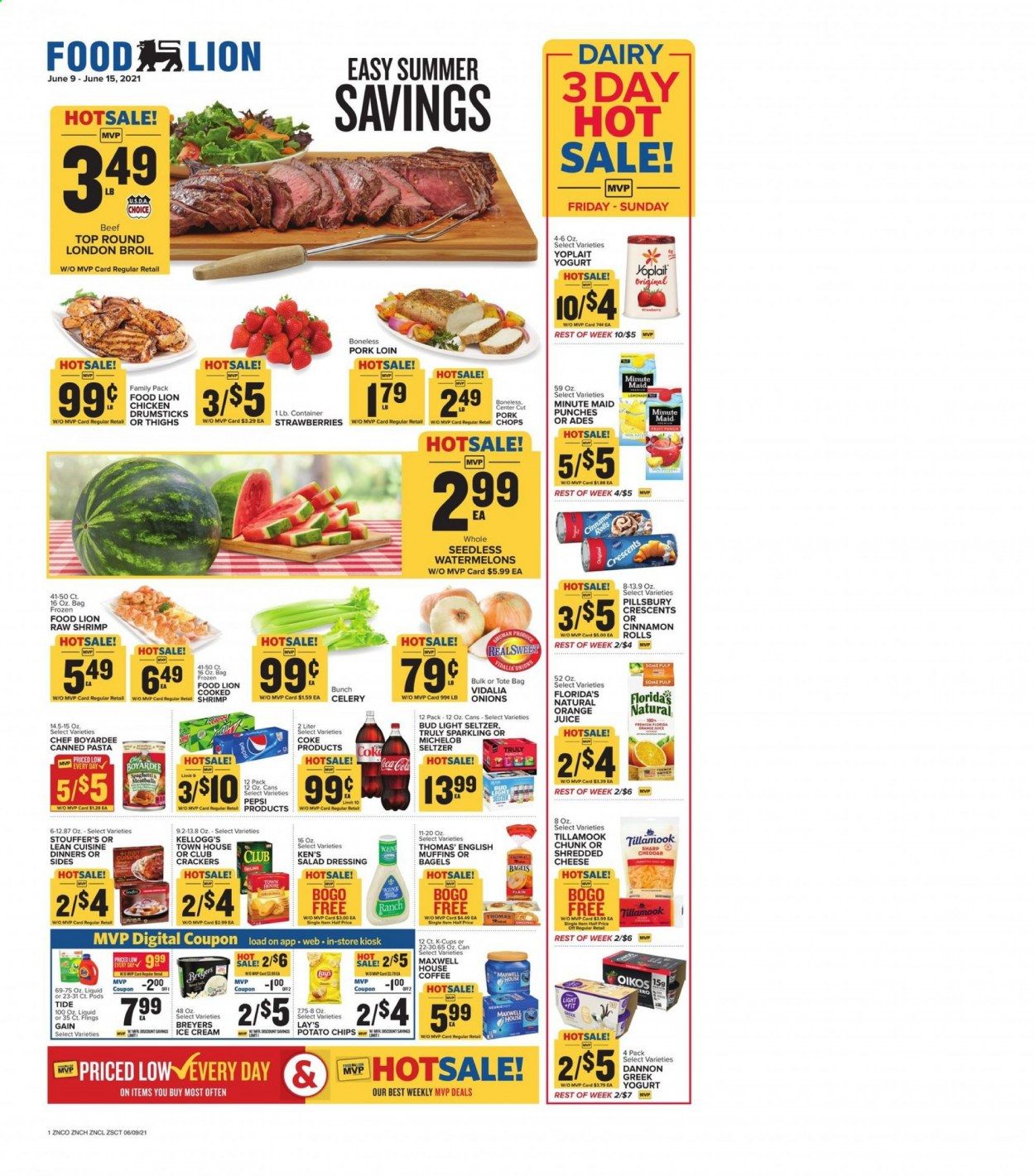 Food Lion (NC) Weekly Ad Flyer June 9 to June 15