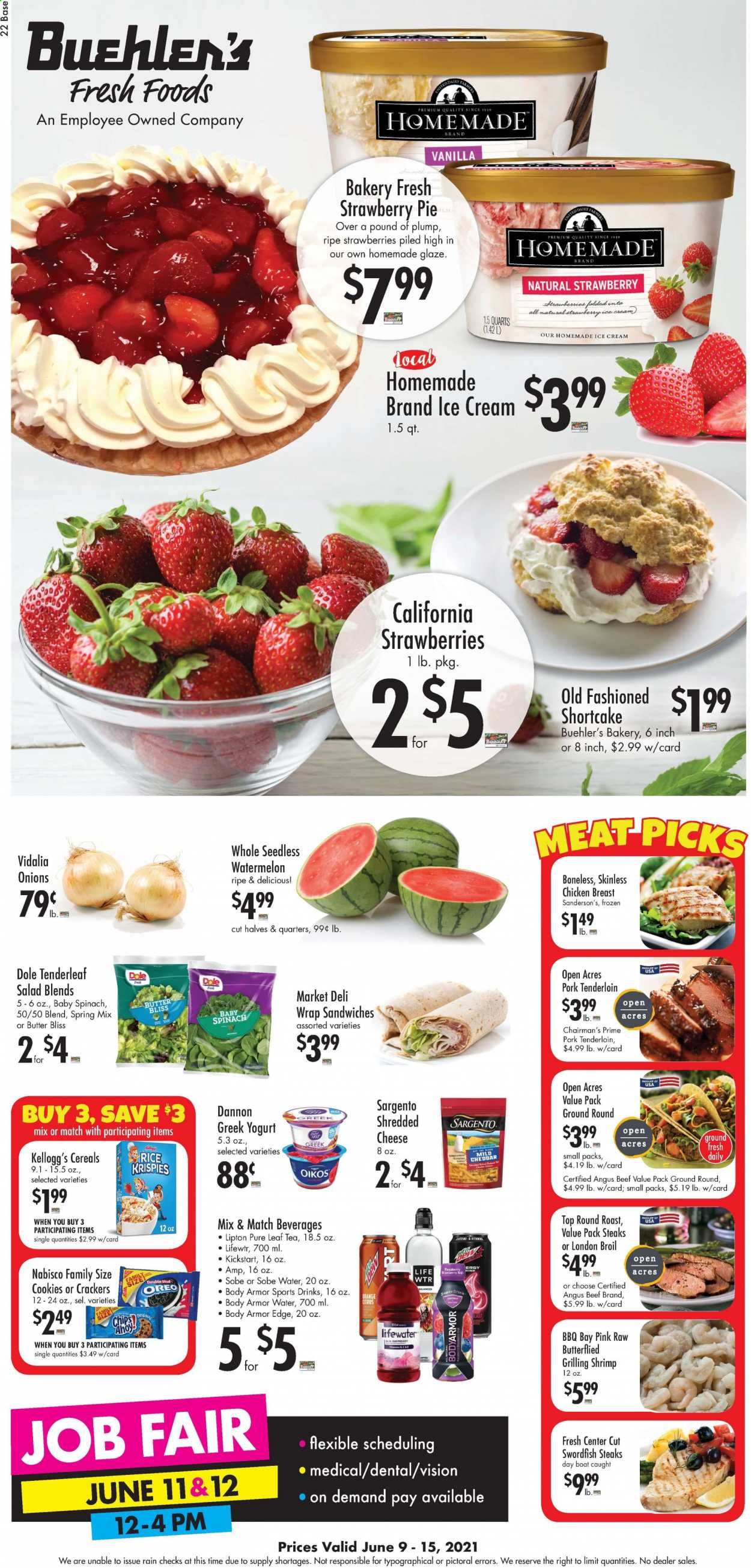 Buehler's (OH) Weekly Ad Flyer June 9 to June 15