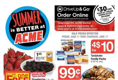ACME (DE, NJ, NY, PA) Weekly Ad Flyer June 11 to June 17