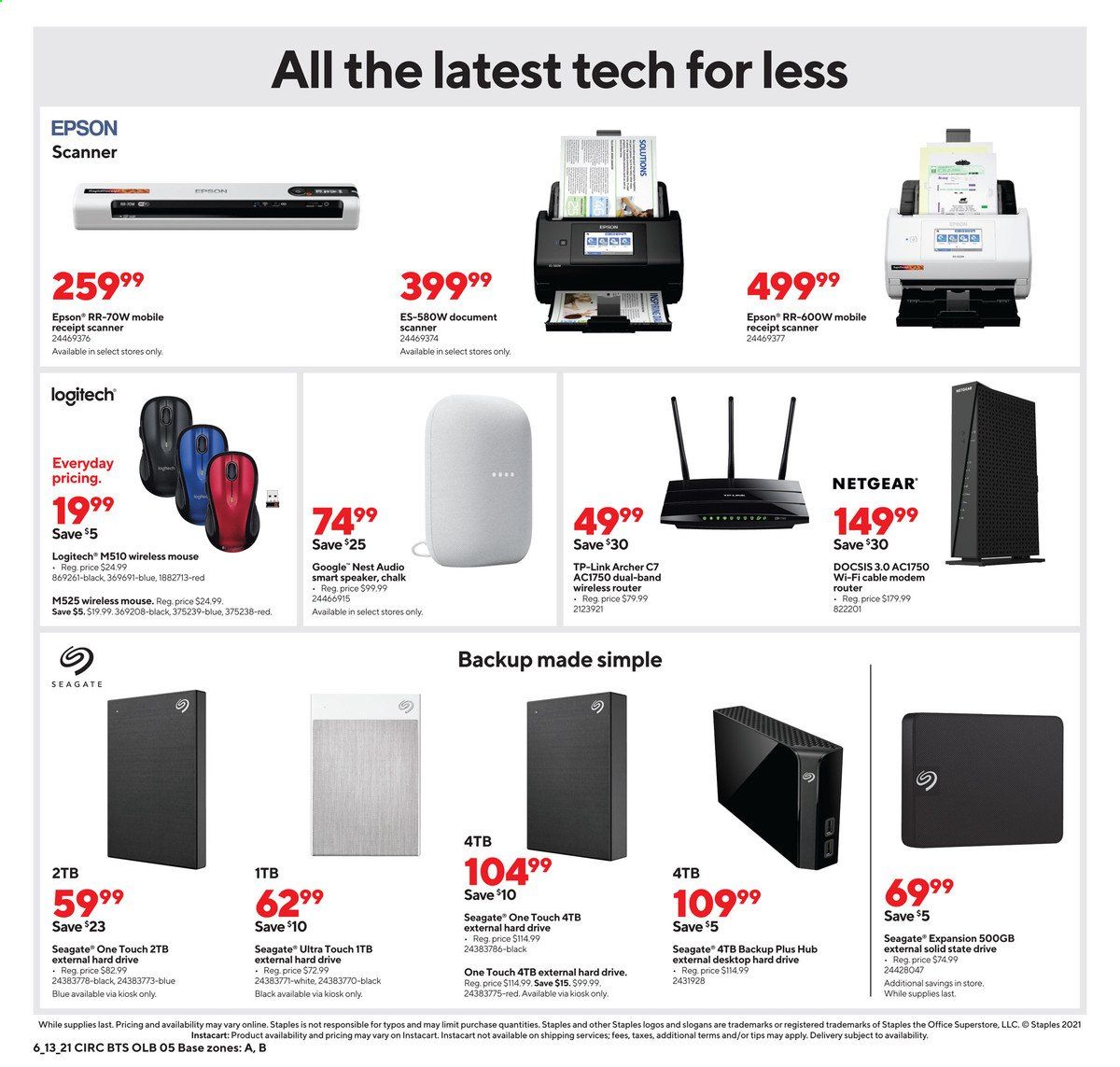 Staples Weekly Ad Flyer June 13 to June 19