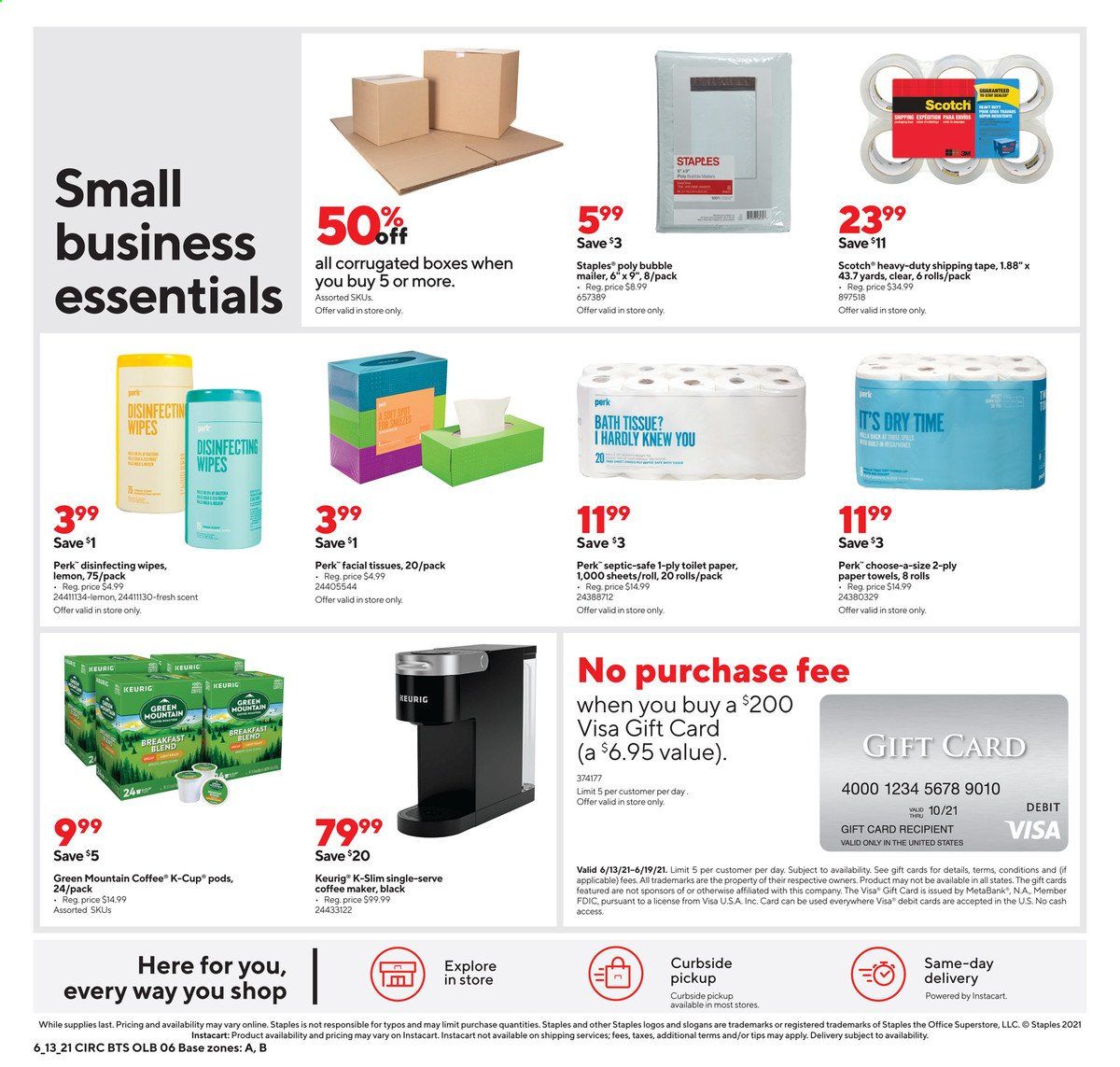 Staples Weekly Ad Flyer June 13 to June 19