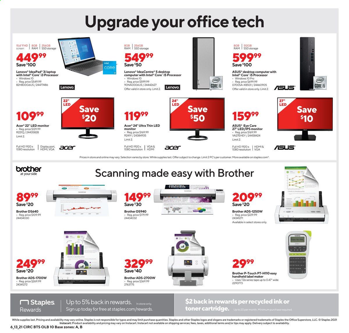 Staples Weekly Ad Flyer June 13 to June 19