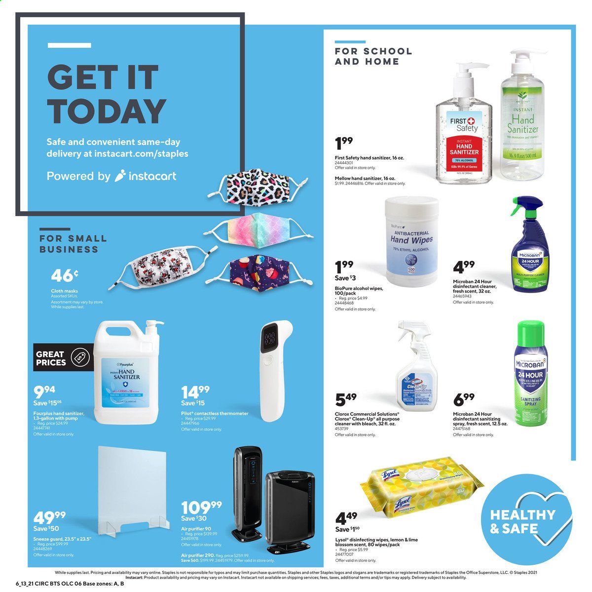 Staples Weekly Ad Flyer June 13 to June 19