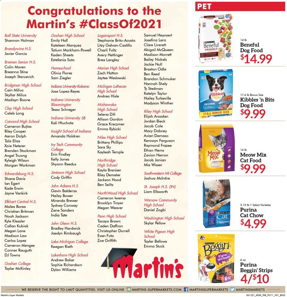 Martin’s (IN, MI) Weekly Ad Flyer June 13 to June 19