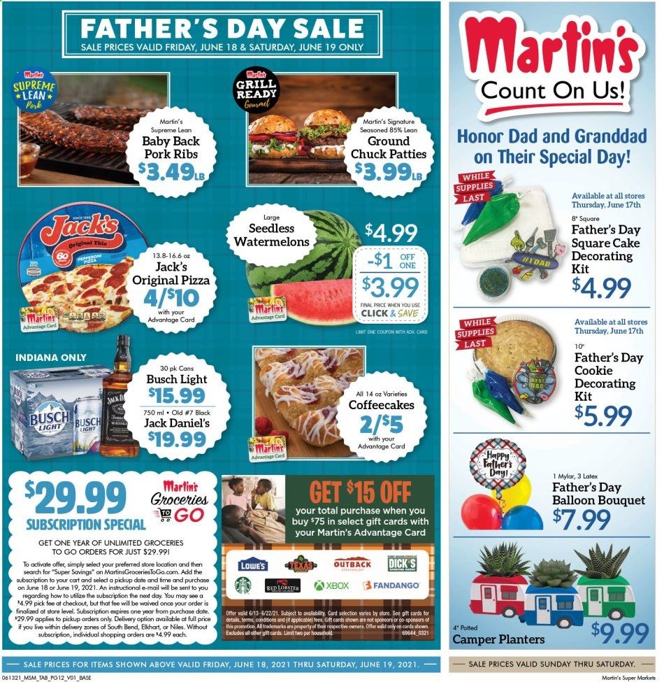 Martin’s (IN, MI) Weekly Ad Flyer June 18 to June 19