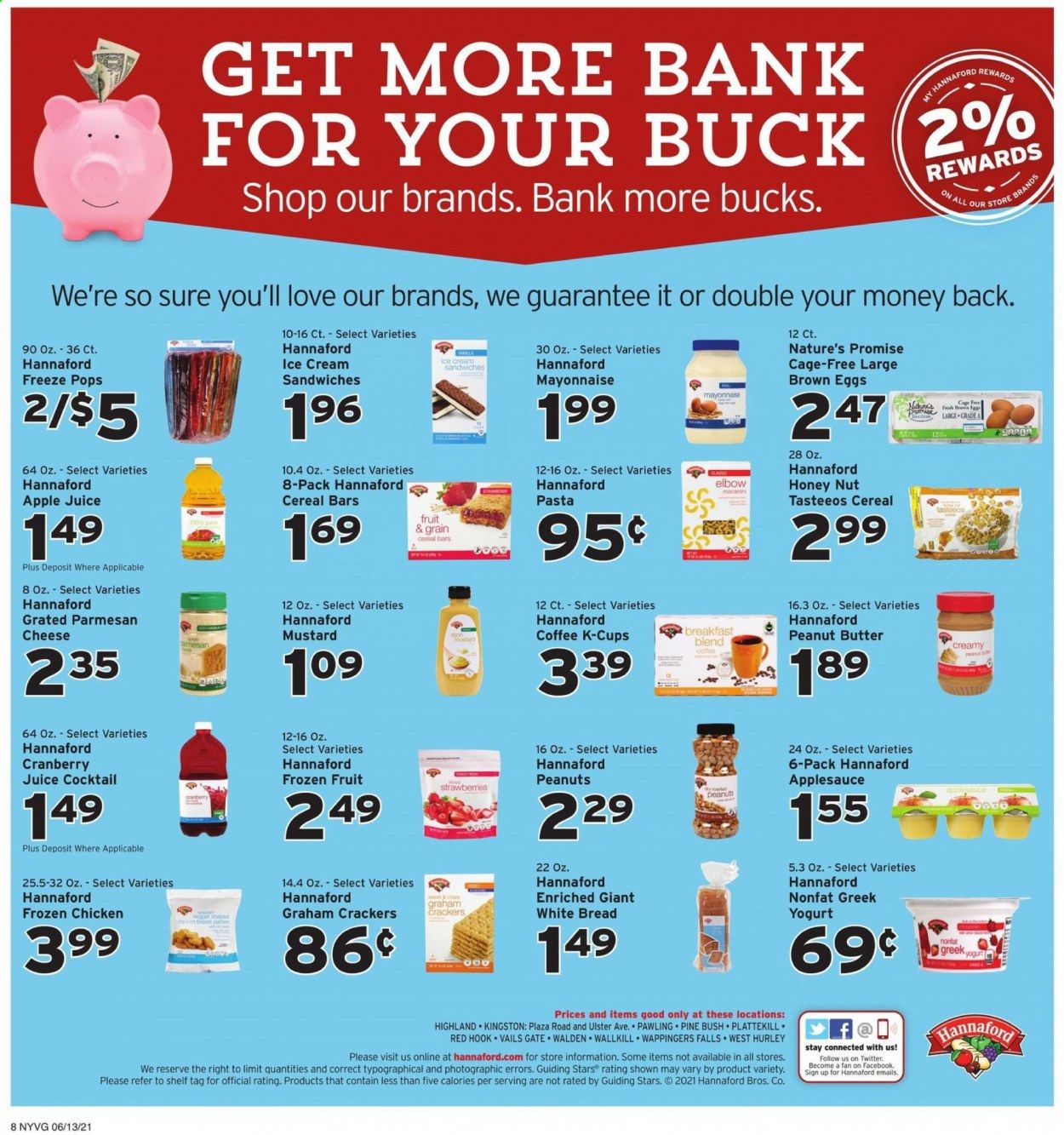 Hannaford (NY) Weekly Ad Flyer June 13 to June 19