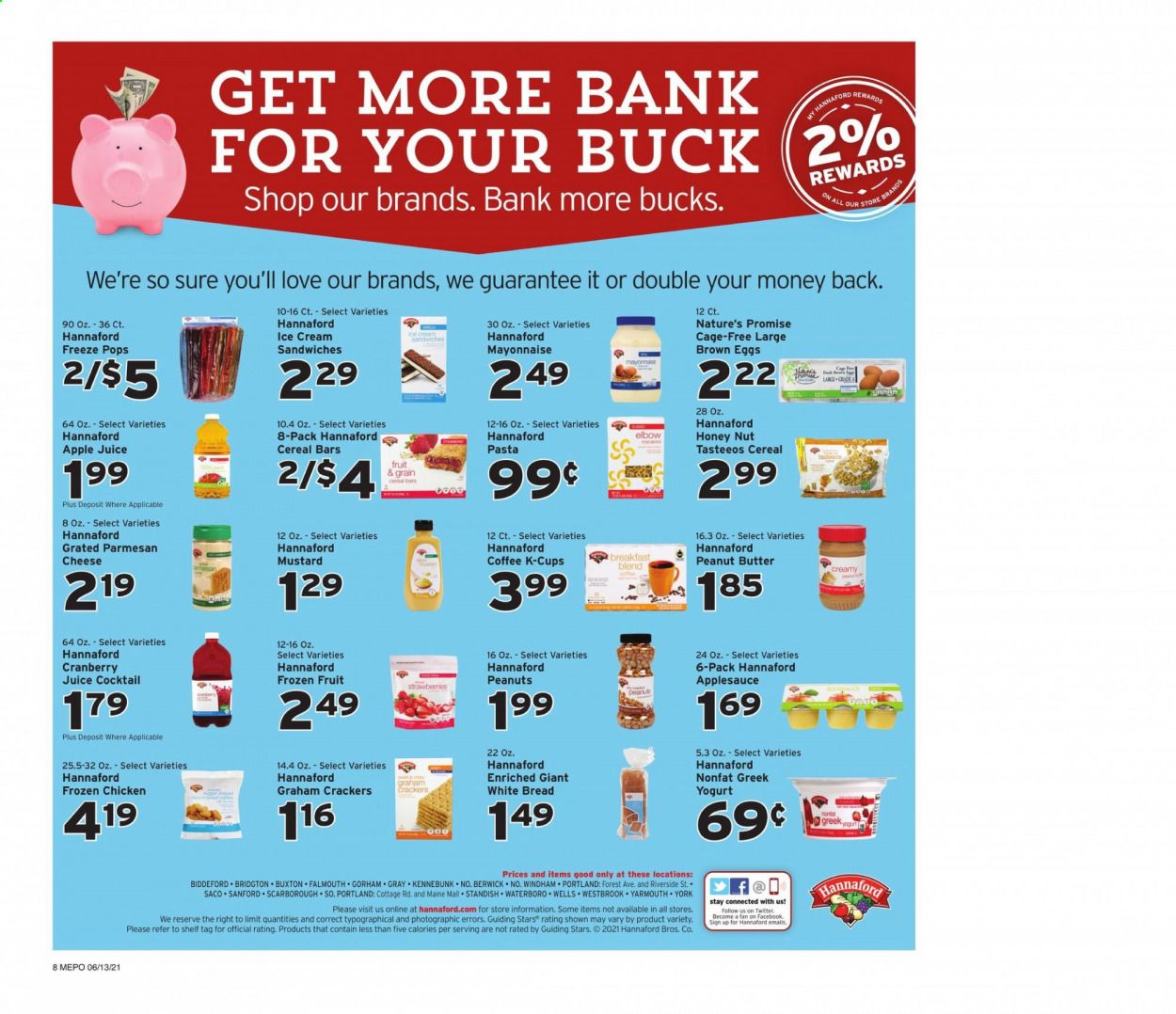 Hannaford (ME) Weekly Ad Flyer June 13 to June 19