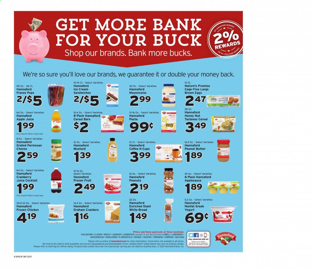 Hannaford (MA) Weekly Ad Flyer June 13 to June 19