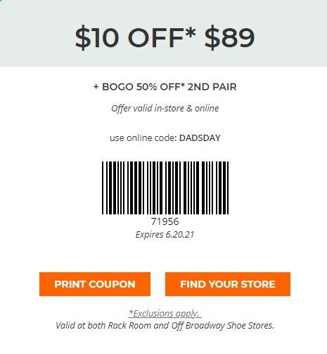Rack Room Shoes Weekly Ad Flyer June 11 to June 20