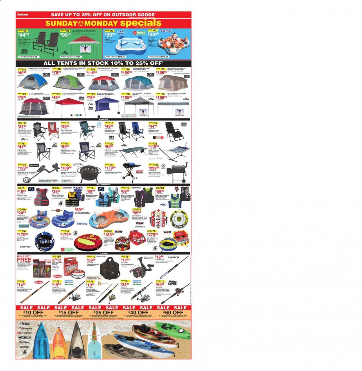 Dunham's Sports (MI, PA, WI) Weekly Ad Flyer June 12 to June 17