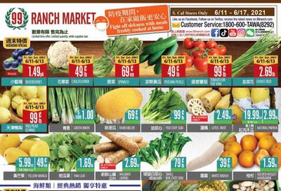 99 Ranch Market (CA) Weekly Ad Flyer June 11 to June 17