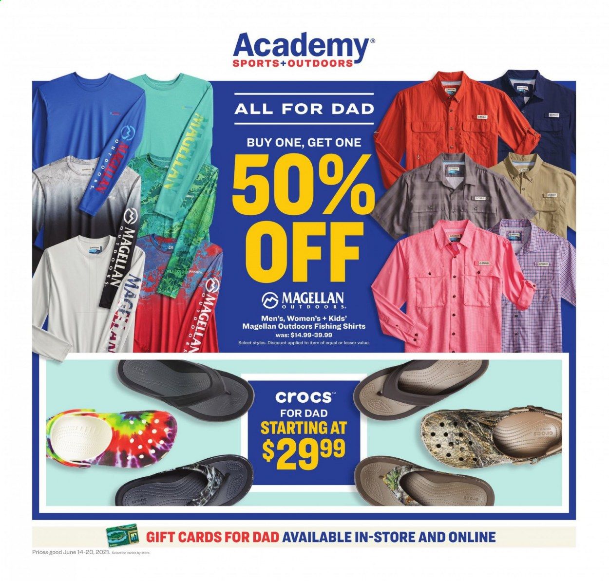 Academy Sports (AL, AR, GA, LA, MO, NC, SC, TN, TX) Weekly Ad Flyer June 14 to June 20