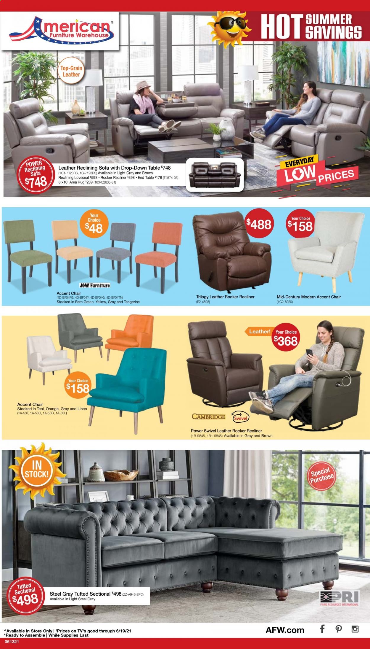 American Furniture Warehouse (AZ, CO, TX) Weekly Ad Flyer June 13 to June 19