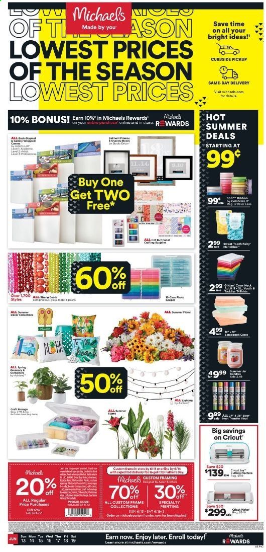 Michaels Weekly Ad Flyer June 13 to June 19