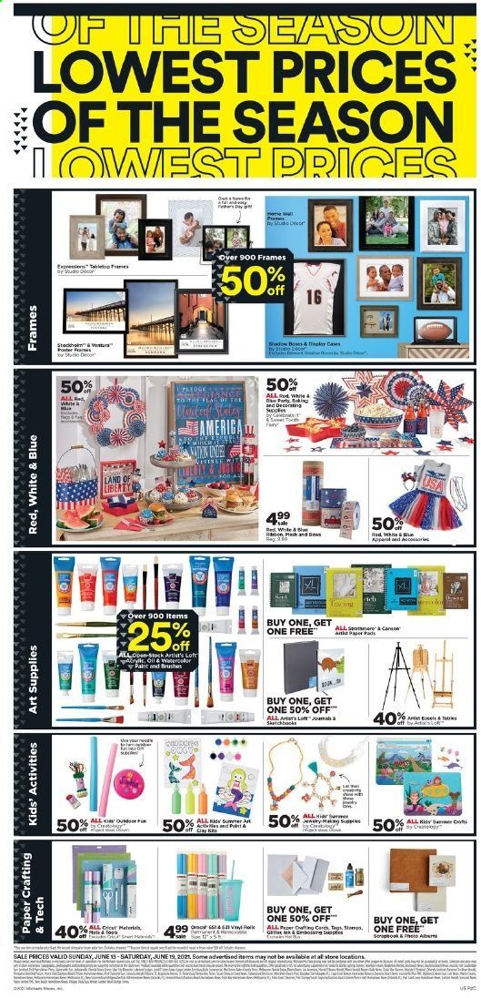 Michaels Weekly Ad Flyer June 13 to June 19