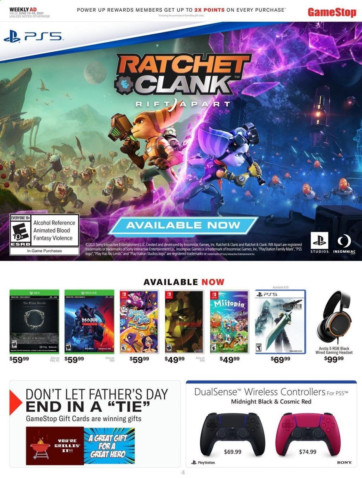 GameStop Weekly Ad Flyer June 13 to June 19